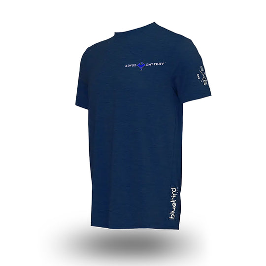 ABYSS® Bluebird Tech Mens - Navy Short Sleeve