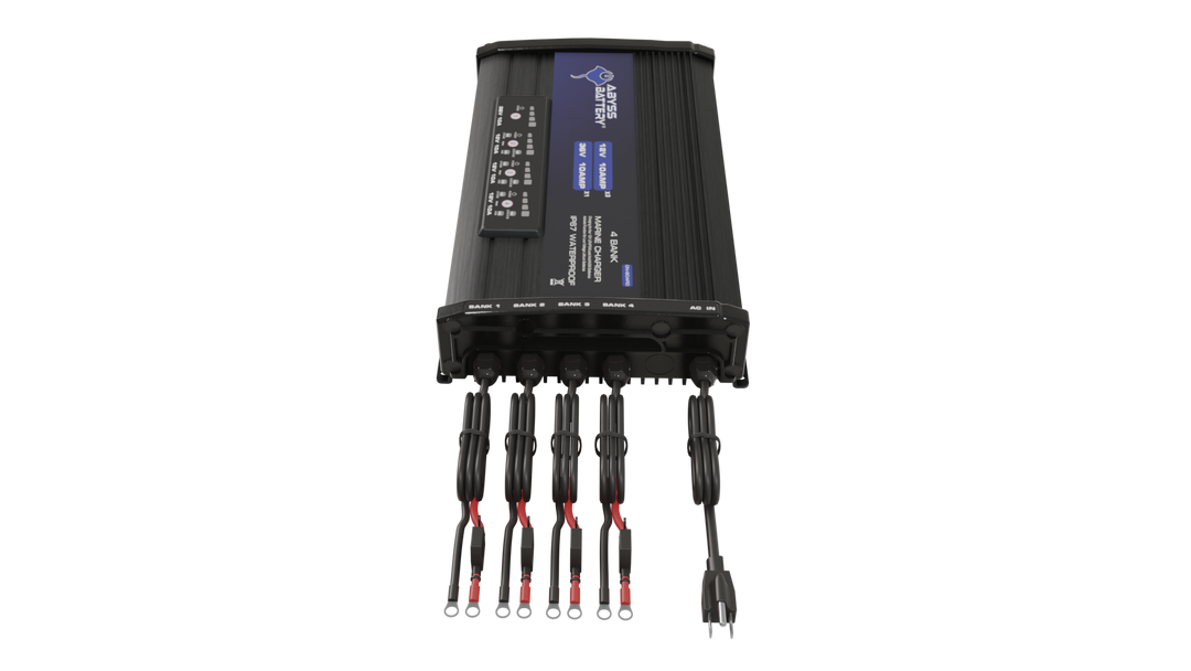 ABYSS® 4 BANK 12V/36V ON-BOARD MARINE BATTERY CHARGER