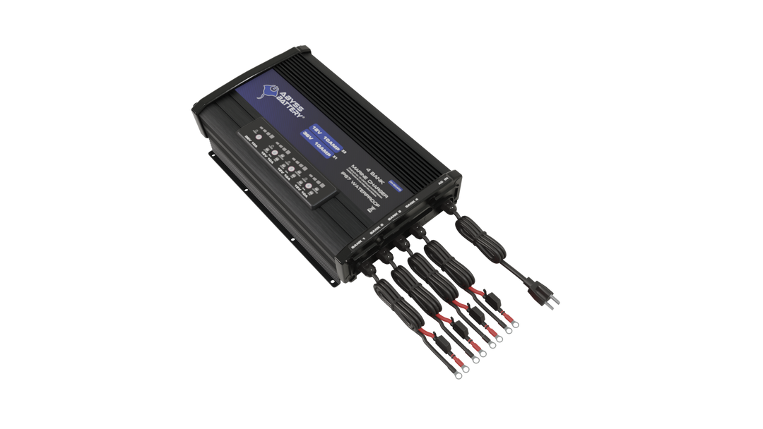 ABYSS® 4 BANK 12V/36V ON-BOARD MARINE BATTERY CHARGER