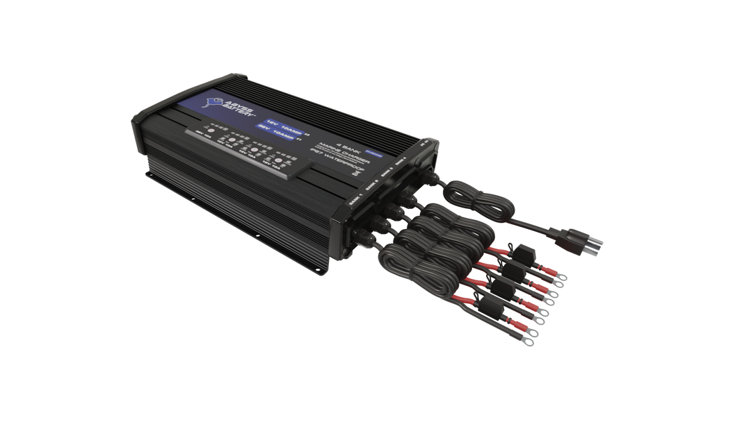 ABYSS® 4 BANK 12V/36V ON-BOARD MARINE BATTERY CHARGER